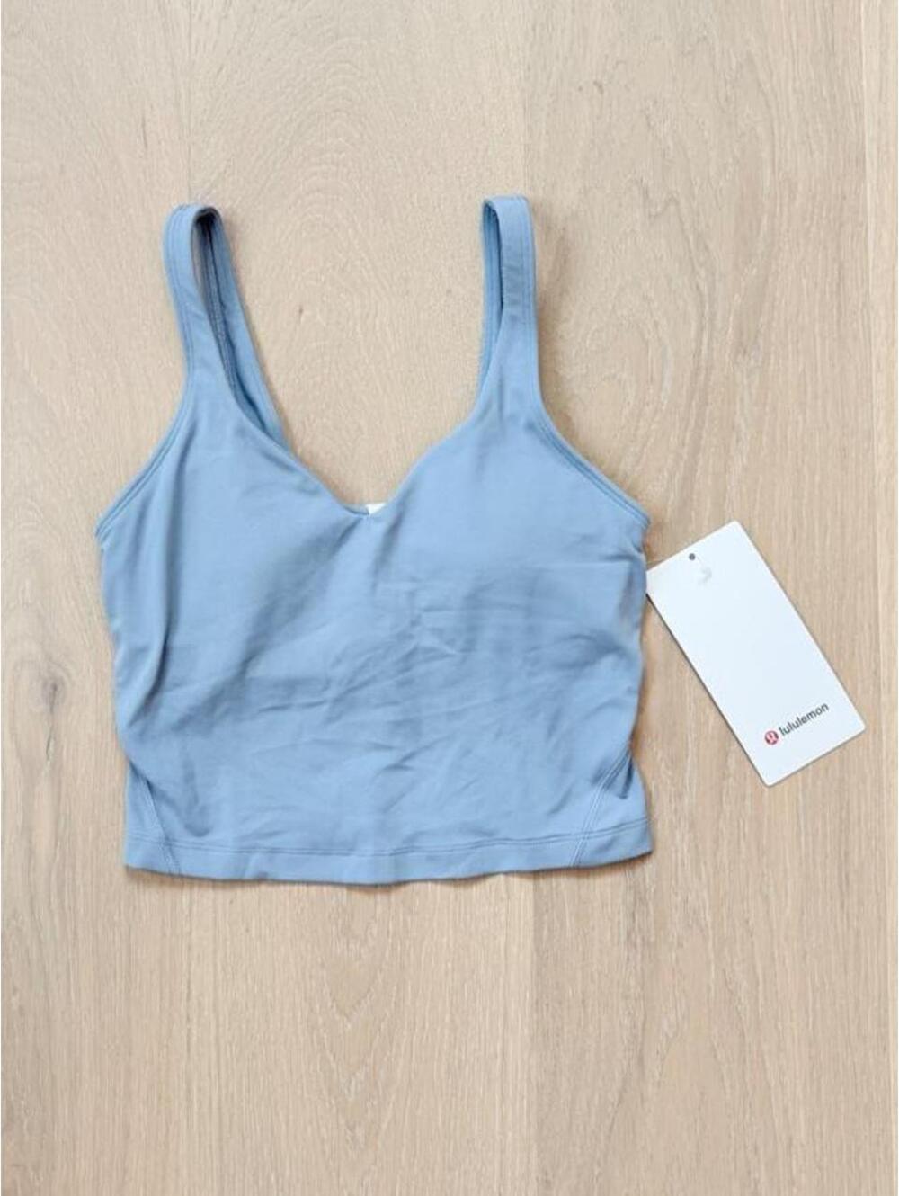 NWT Lululemon Align Tank Chambray Blue Size 2